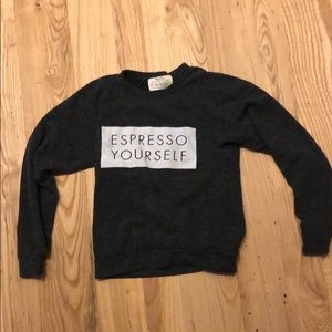 Starbucks reserve espresso yourself sweater